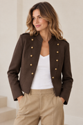 Veste Jeanne café